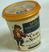 お土産のチョコレートクリーム