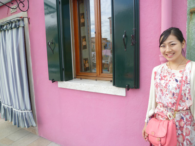 ブラーノ島のカラフルな家