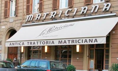 ローマ・レストラン・マトリチャーナ