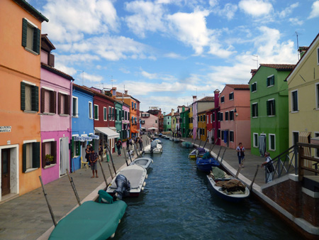 ブラーノ島の風景